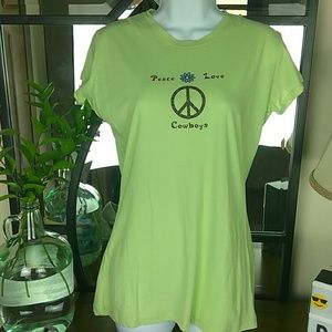 Peace love cowboys!!  T-shirt!!